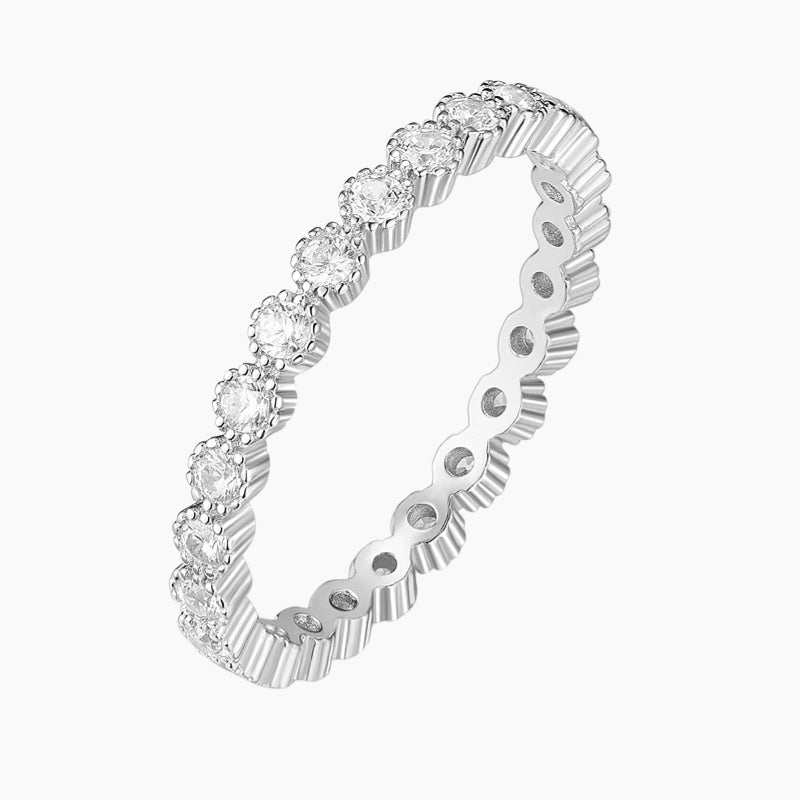 wedding band, cheap wedding rings, cheap cubic zirconia ring, silver ring band, silver band ring, travel ring, dainty band ring, stackable band ring