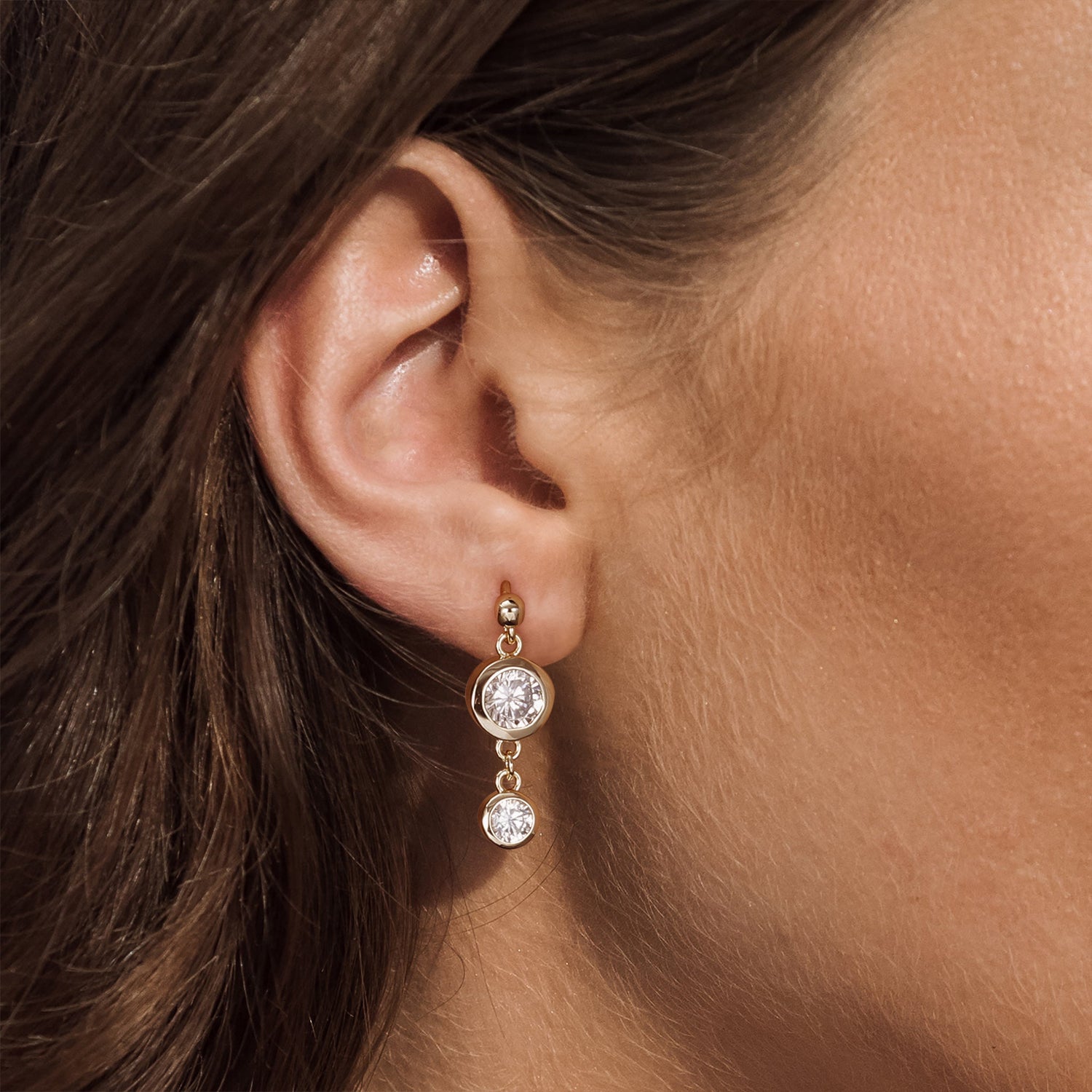 moissanite earrings, moissanite wedding earrings, moissanite travel earrings, silver earrings for women, dainty earrings