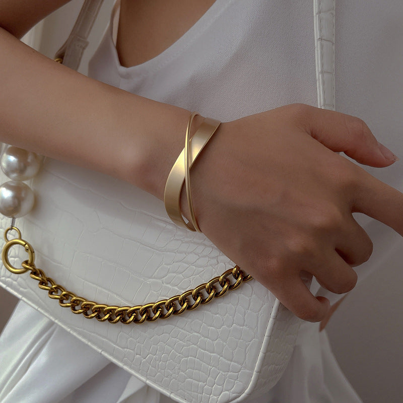 high quality bracelet; geometric cross bracelet; Eamti;