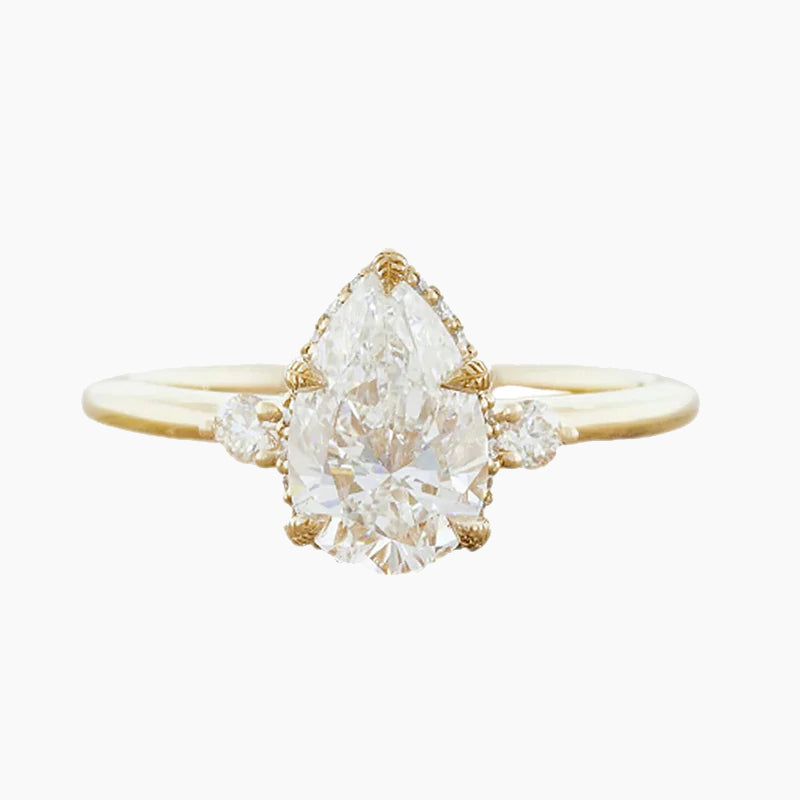 pear shaped rings; stunning wedding rings; Eamti;