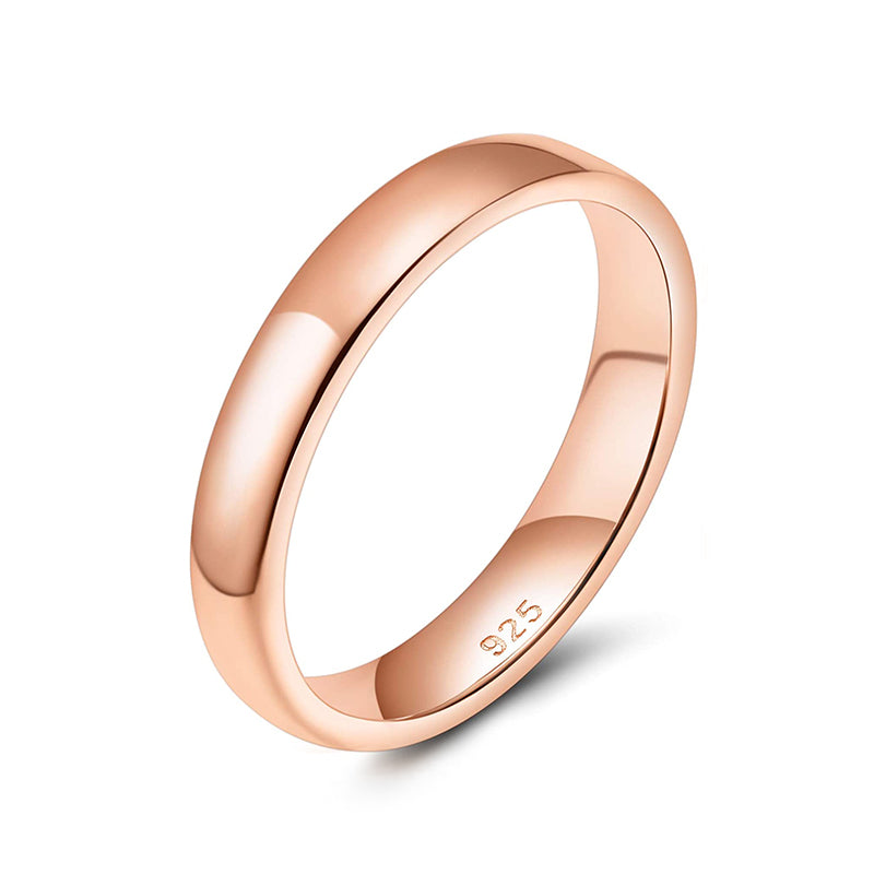 sterling silver rings; rose gold rings; Eamti;