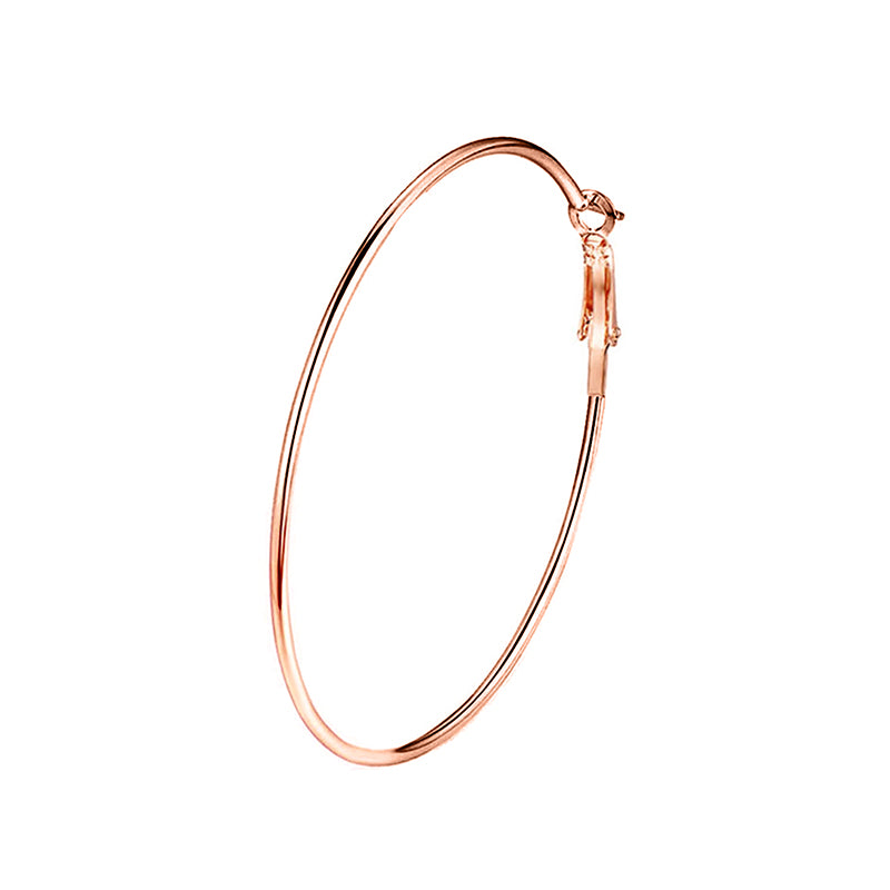 925 silver large hoop earrings