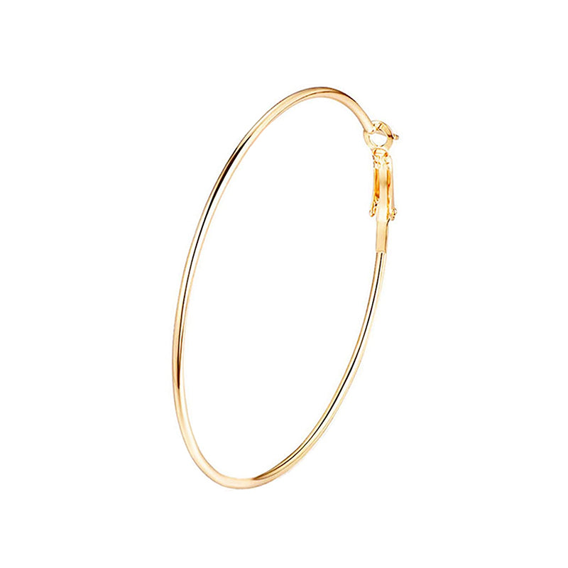 925 silver large hoop earrings