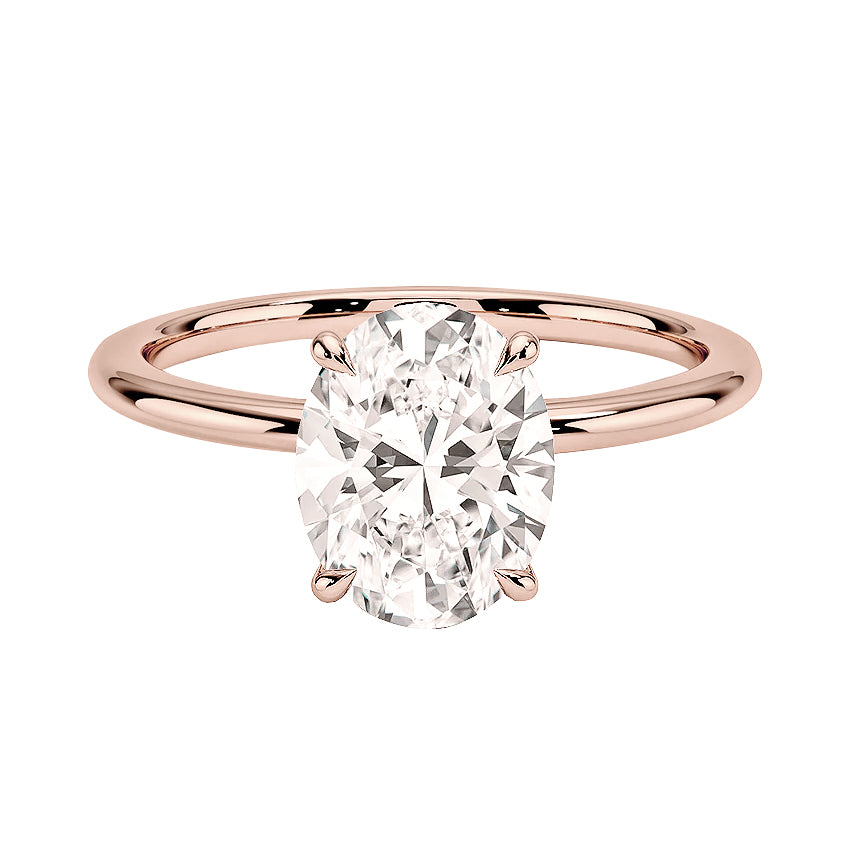 gold plated rings; quality engagement rings; Eamti; oval zirconia ring; cubic zirconia oval ring; 925 engagement ring; Eamti Fine Jewelry;