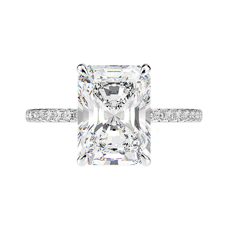 925 sterling silver moissanite rings; unique engagement rings; quality wedding rings; Eamti;