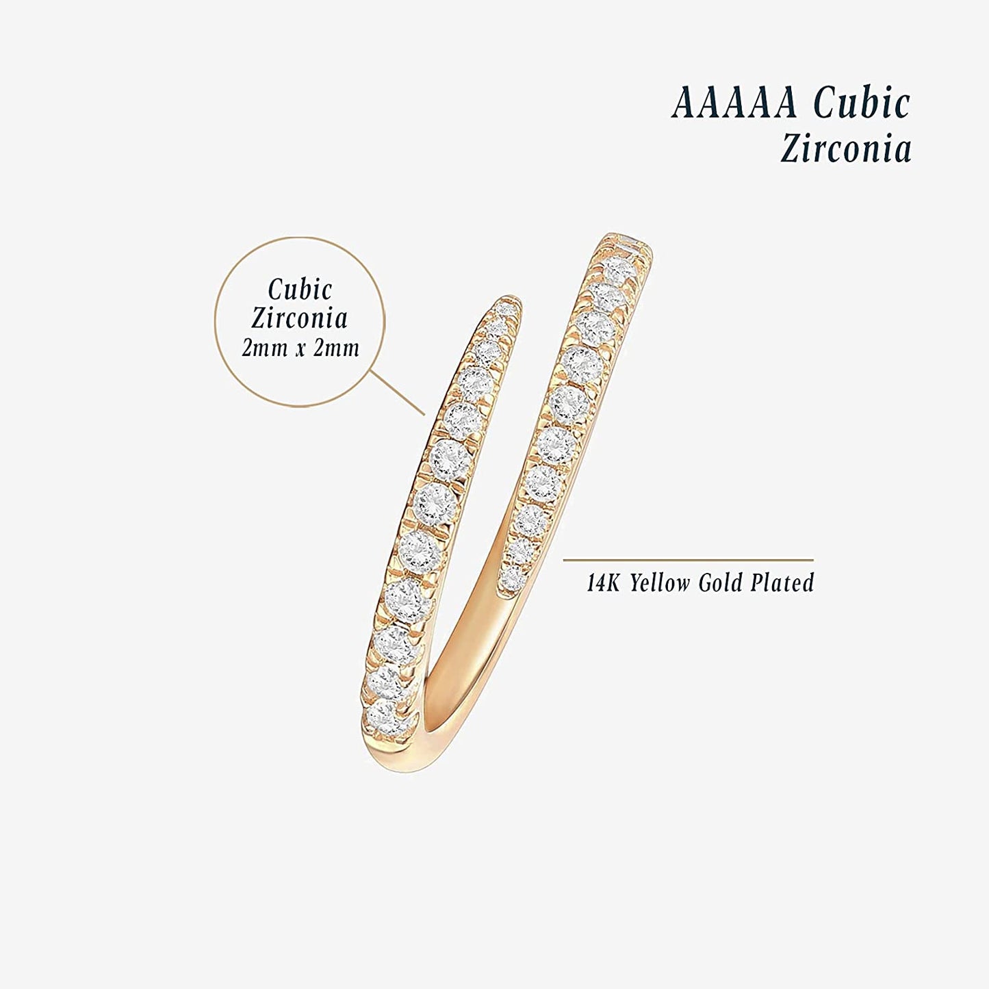cubic zirconia rings; stackable rings; Eamti;