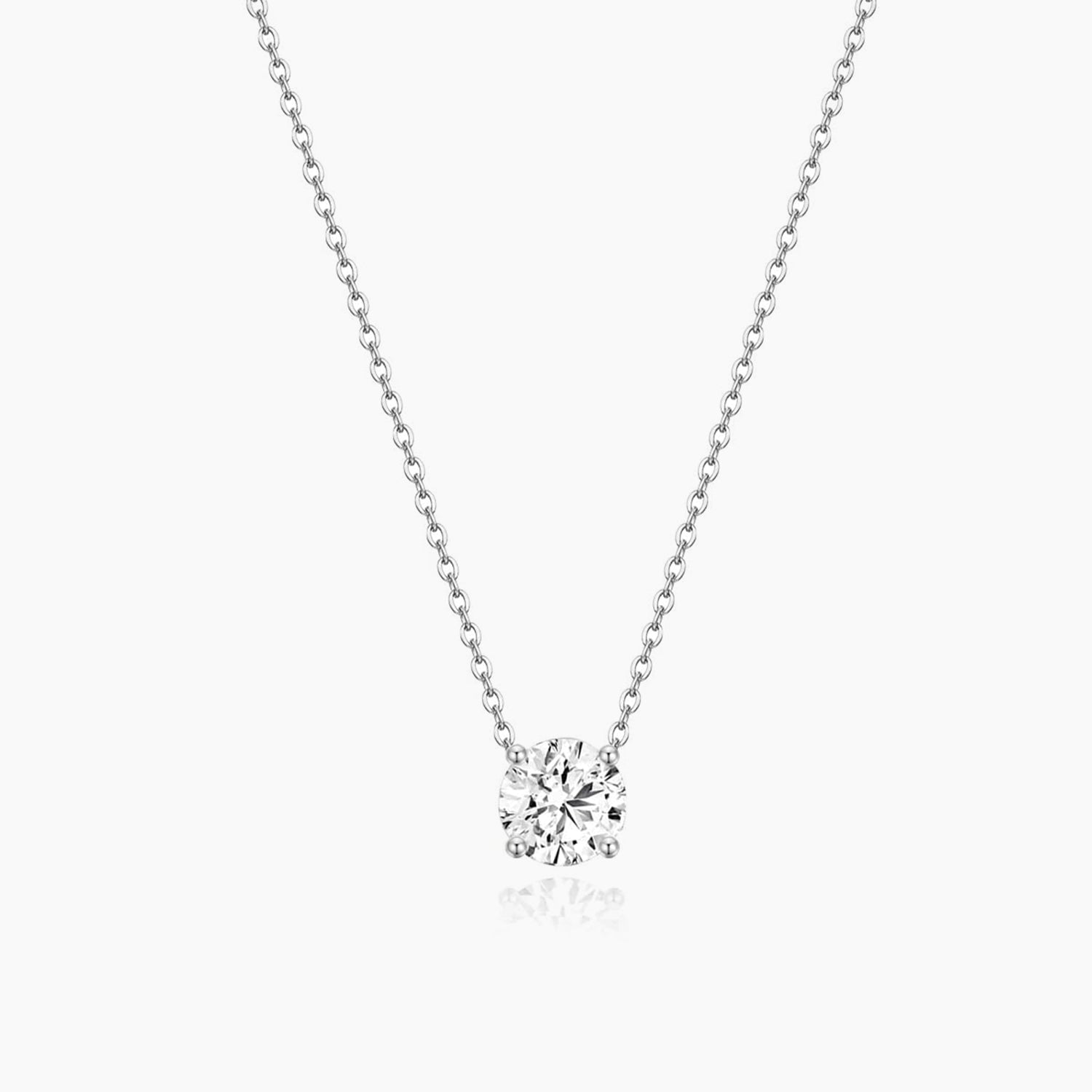 0.8CT CZ Pendant Necklace
