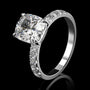 princess cut ring, travel ring under $50, cheap wedding under $50, cheap cubic zirconia rings, silver cz ring, cheap cubic zirconia engagement ring, princess ring