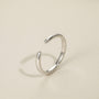 classic polish open stackable ring, minimalist wedding band ring, modern promise ring, eamti rings, cheap wedding rings under $50, copper ring, open wedding bands