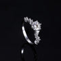 moissanite ring, s925 silver rings, affordable luxury rings, s915 rings for women, engagement moissanite rings, moissanite promise ring