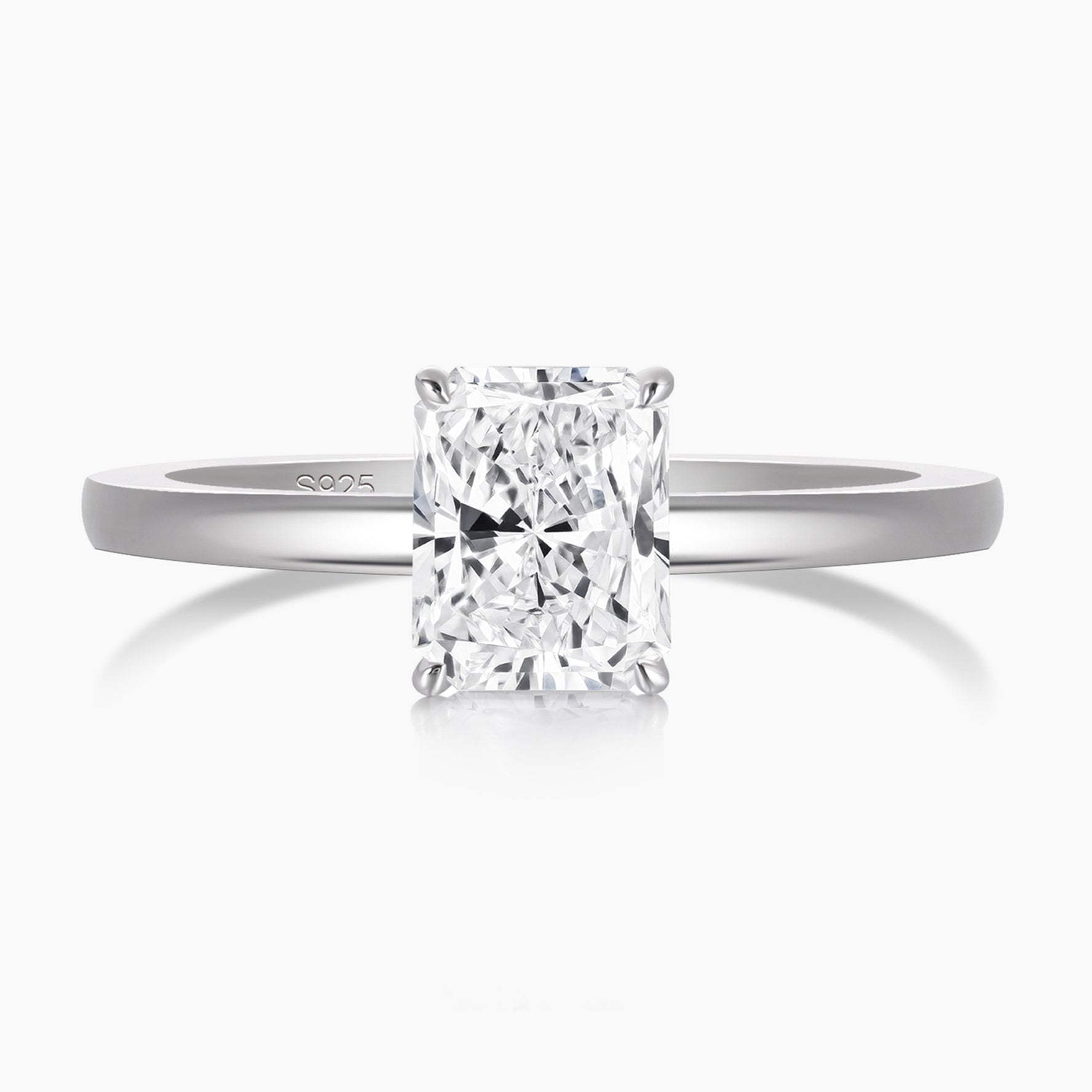 radiant cut engagement rings, radiant cut, radiant diamond, radiant cut diamond ring, radiant cut ring, radiant diamond ring, 1 carat radiant cut diamond ring, cubic zirconia engagement rings, cubic zirconia wedding rings