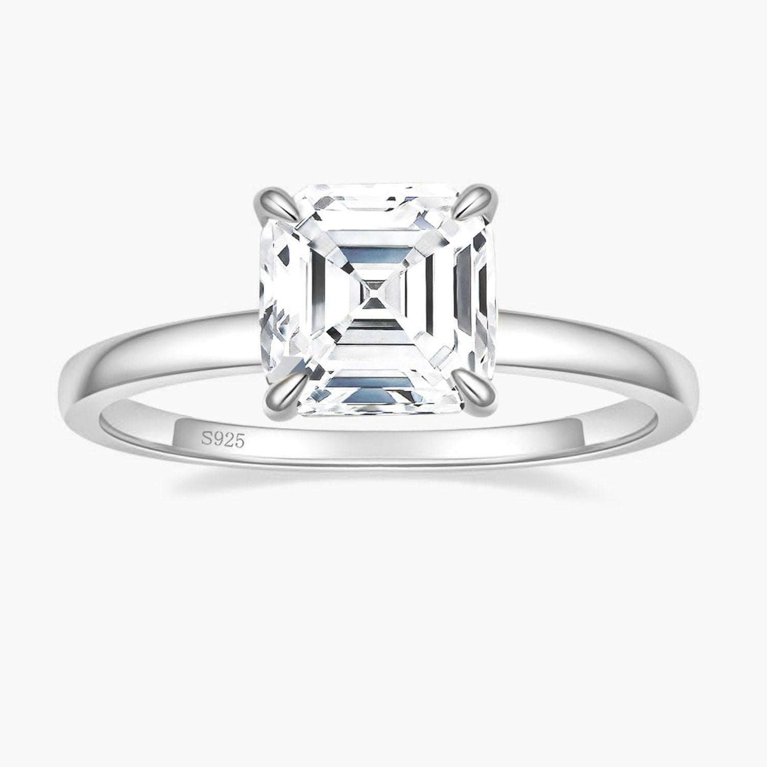 Asscher Engagement Rings