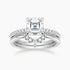 cheap wedding ring sets, asscher cut ring, cubic zirconia ring, sterling silver ring, silver wedding rings, crown rings, cheap cubic zirconia ring, fake bridal set rings