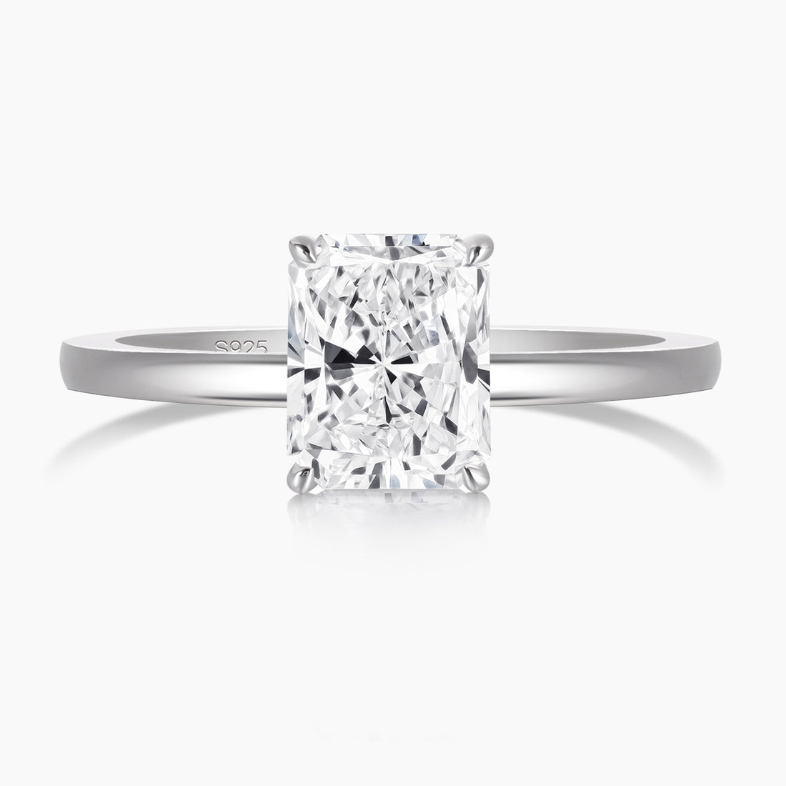 radiant cut engagement rings, radiant cut, radiant diamond, radiant cut diamond ring, radiant cut ring, radiant diamond ring, 2 carat radiant cut diamond ring, cubic zirconia engagement rings, cubic zirconia wedding rings
