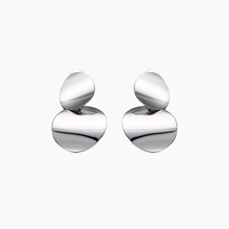 Fashion Exaggerated Sterling Silver Simple Earrings