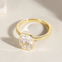 bezel engagement rings, radiant cut engagement rings, radiant cut, radiant diamond, radiant cut diamond ring, radiant cut ring, radiant diamond ring, 1 carat radiant cut diamond ring, cubic zirconia engagement rings, cubic zirconia wedding rings, silver engagement rings, cz stones, travel rings