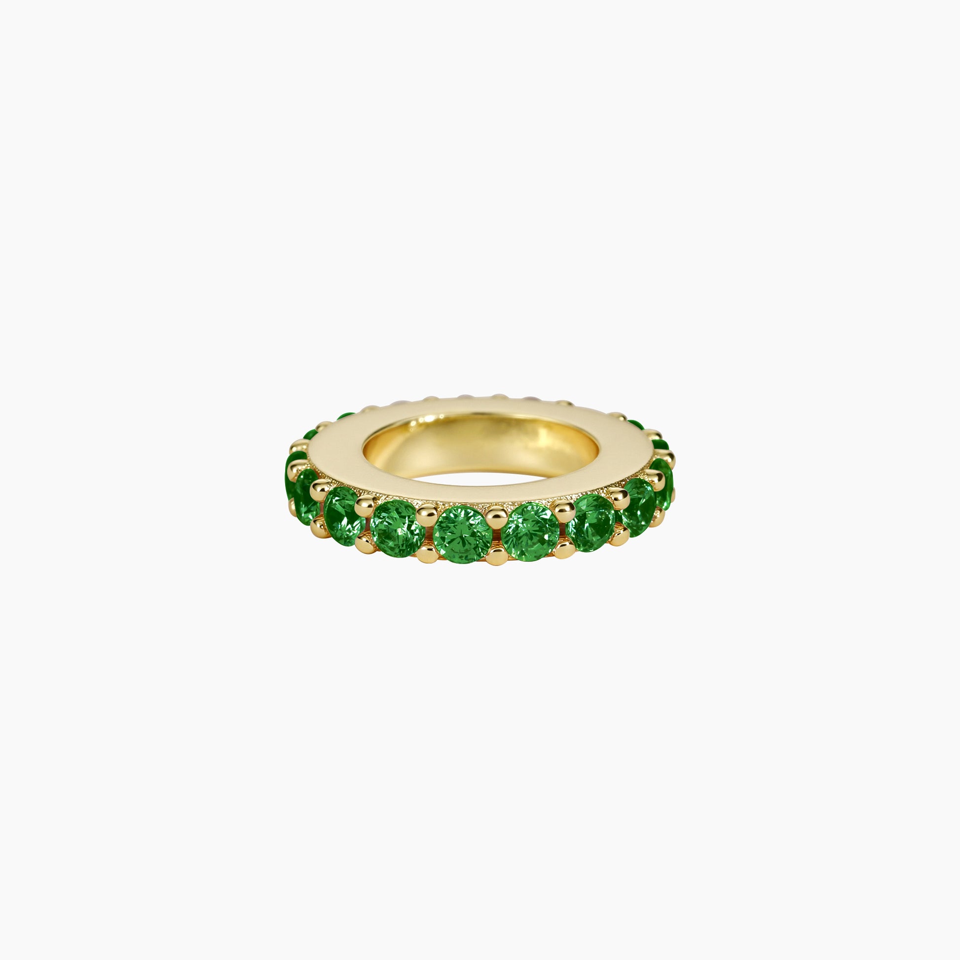 Round Birthstone Charm