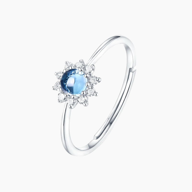 Sunflower Opal Open Ring