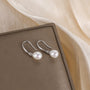 pearl drop earrings, pearl earrings with silver hooks, pearl earrings earrings, pearl bridal earrings