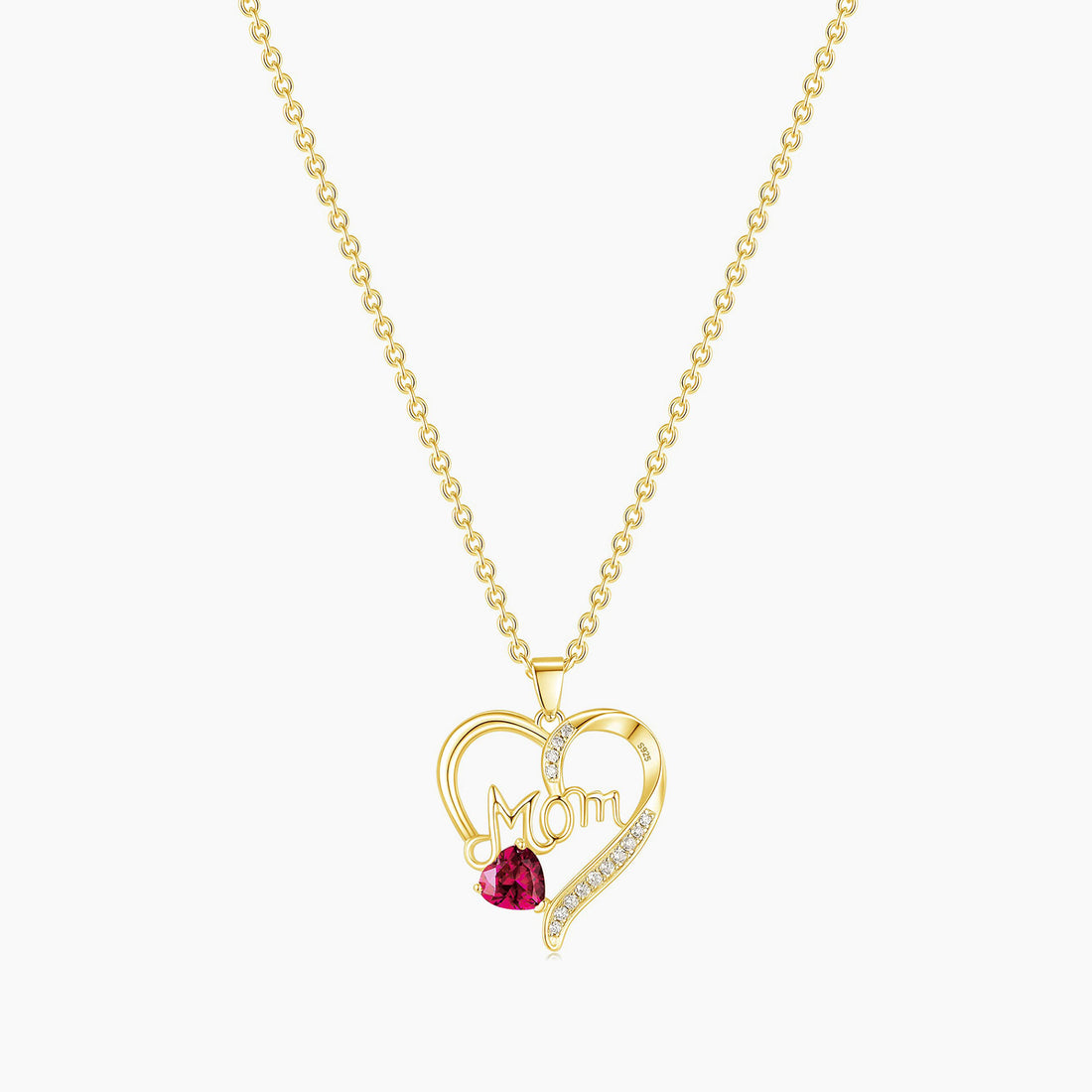 925 Sterling Silver Love Heart Necklaces for Women