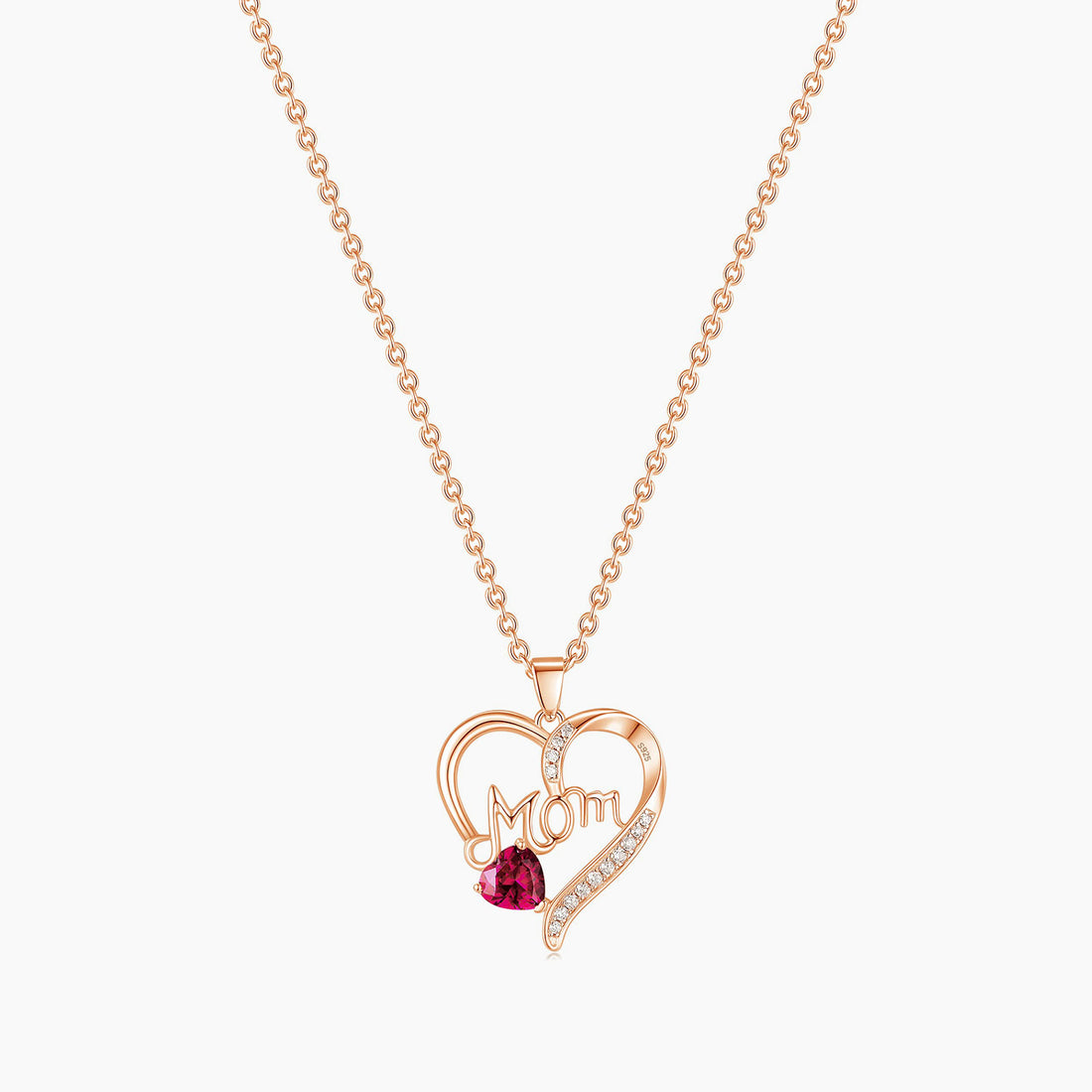925 Sterling Silver Love Heart Necklaces for Women