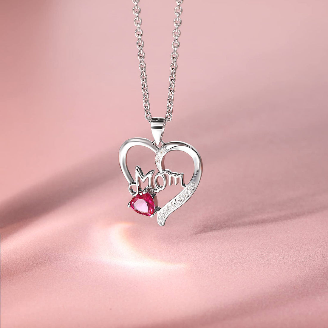 925 Sterling Silver Love Heart Necklaces for Women