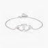 heart bracelet, infinity bracelet, silver bracelet, name bracelet, birthstone bracelet
