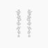 pear cut, cubic zirconia earrings studs, danity earrings, long earrings, statement earrings