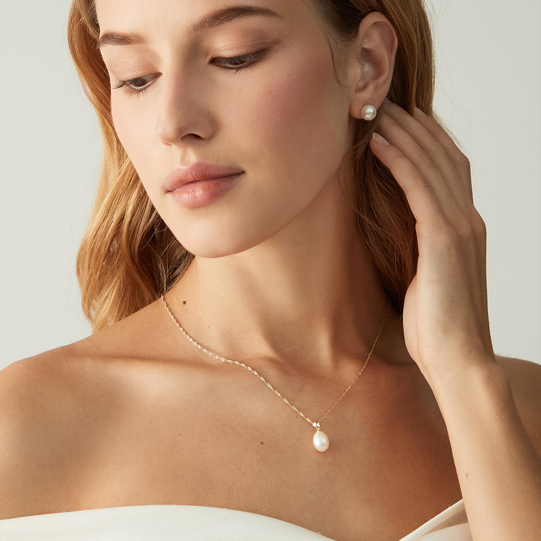 freshwater pearl necklace, fake pearl necklace, pearl necklace for brides, wedding pearl necklace, silver necklace, pendant necklace