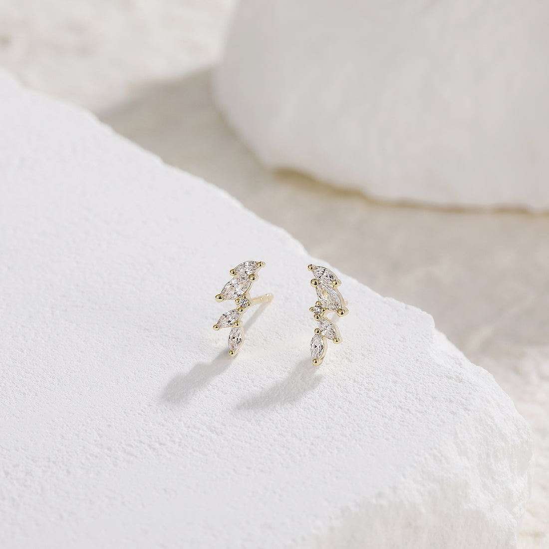 Dainty Moissanite Earrings