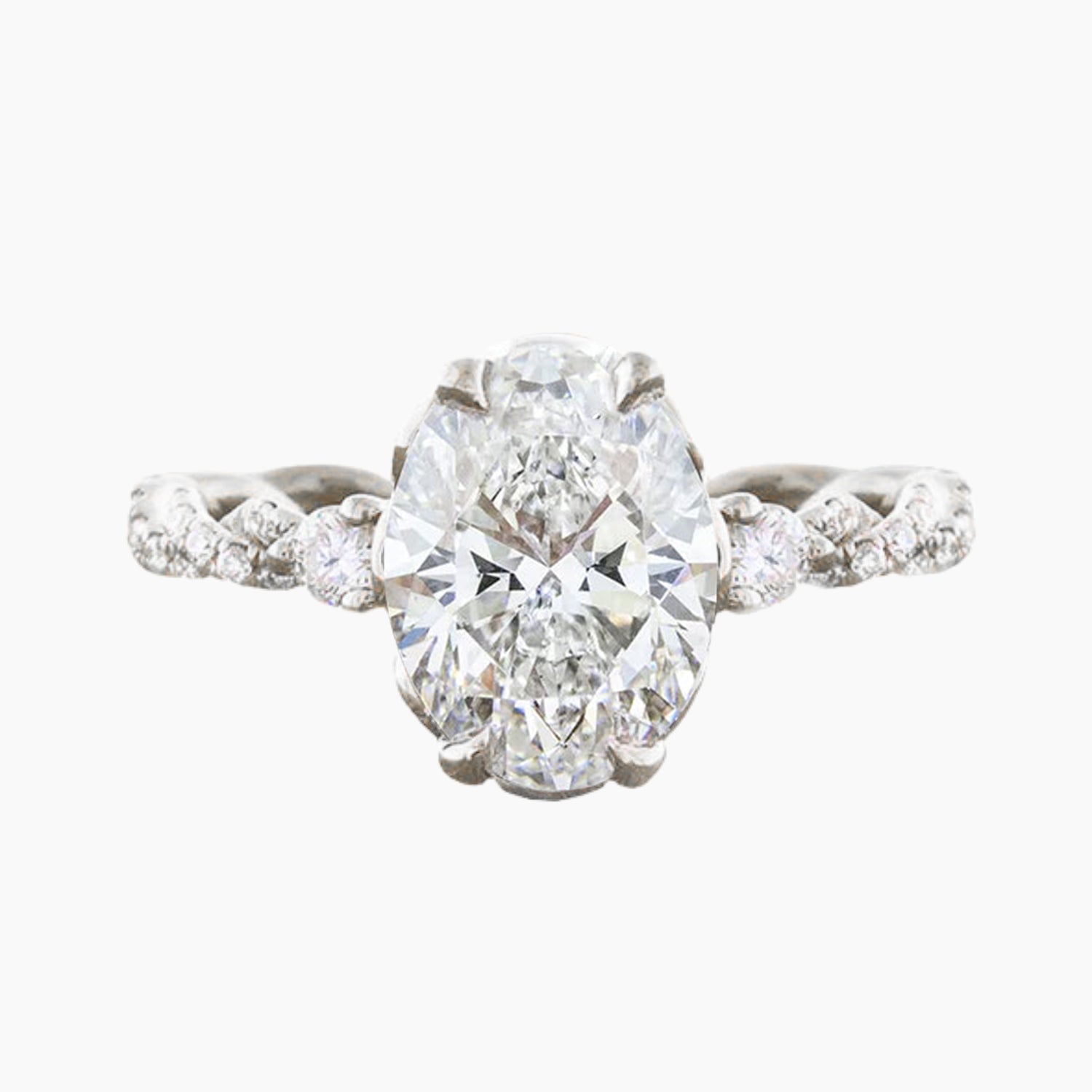 sterling silver rings, twisted gemstone rings, Eamti, cubic zirconia ring, stackable ring, affordable jewelry for woman, cheap ring under $50
