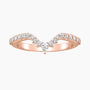 rose gold rings for women, fashin wedding rings, delicate stackable rings