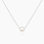 single pearl necklace, freshwater pearl necklace, pearl pendant necklace, freshwater cultured pearls necklace, 925 sterling silver chain,pearl pendant necklace, single pearl necklace