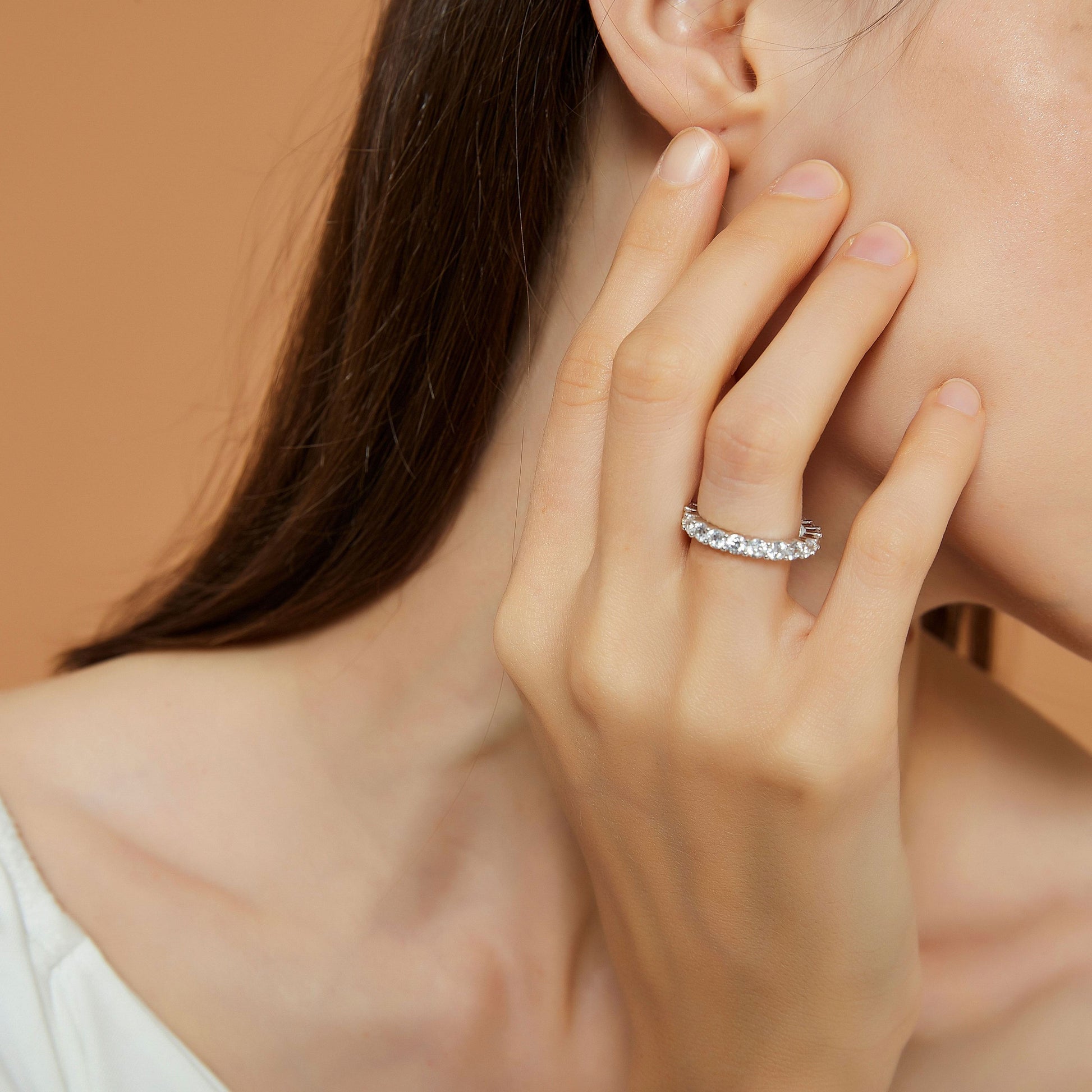 Unique Light Luxury Gemstone Ring