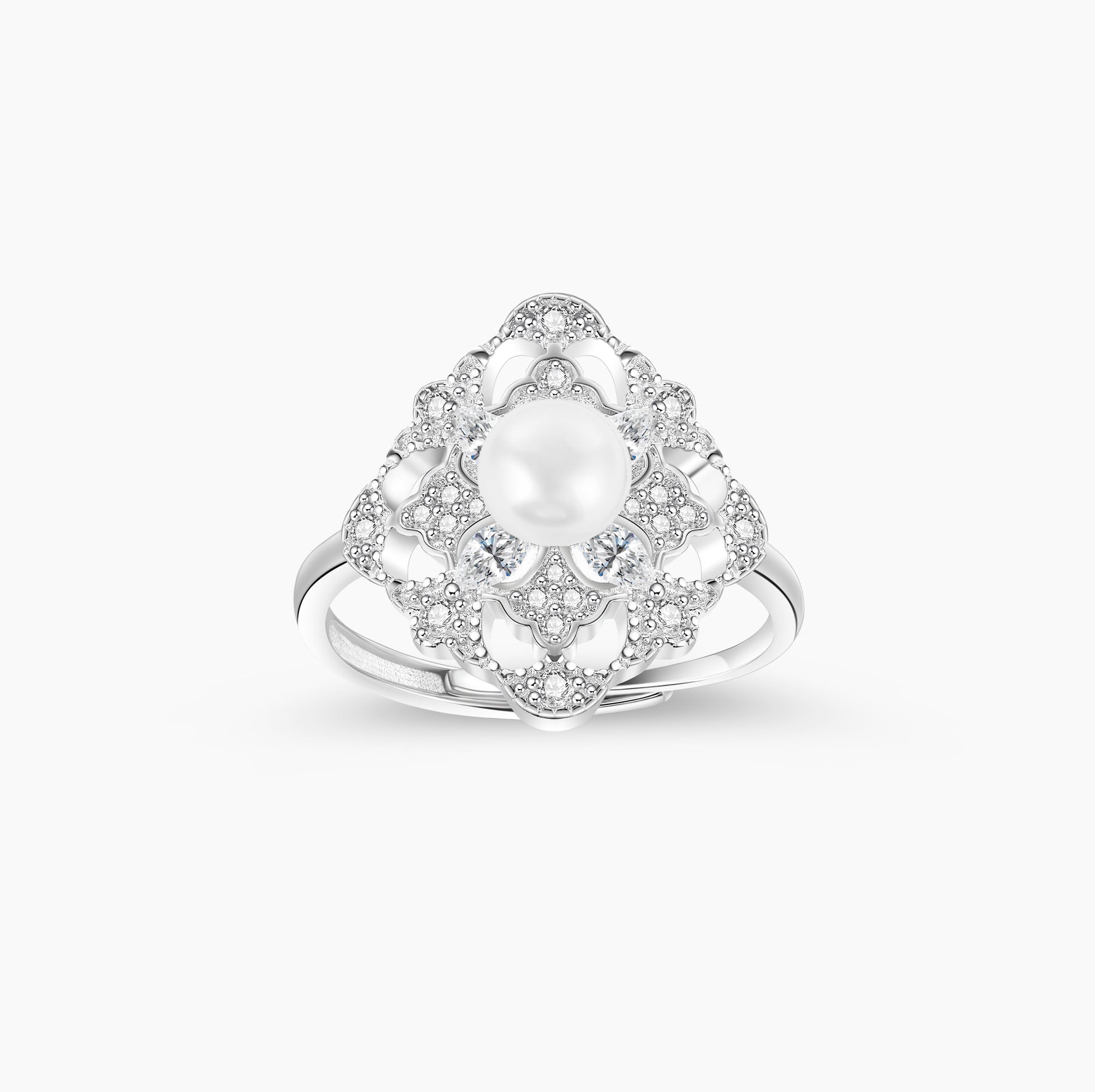 Vintage Pearl Engagement Rings