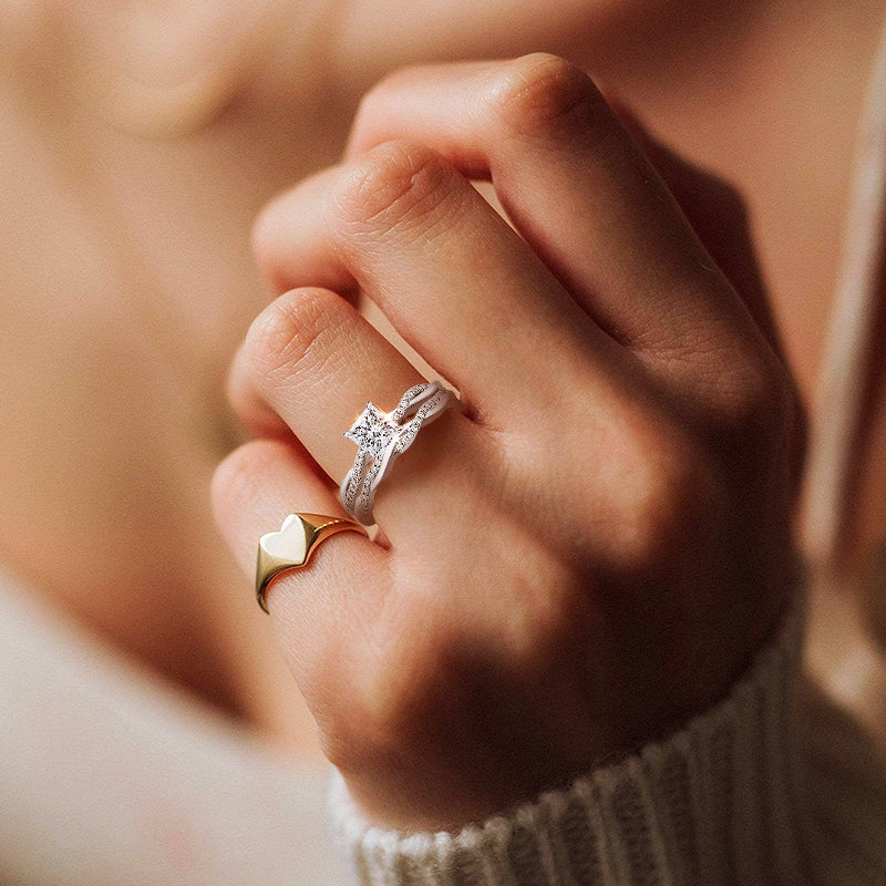 shiny engagement rings; affordable wedding rings; Eamti;