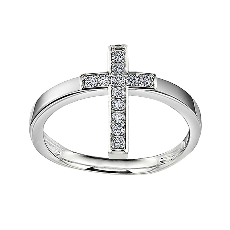 stylish wedding rings; faith sterling silver rings; Eamti;