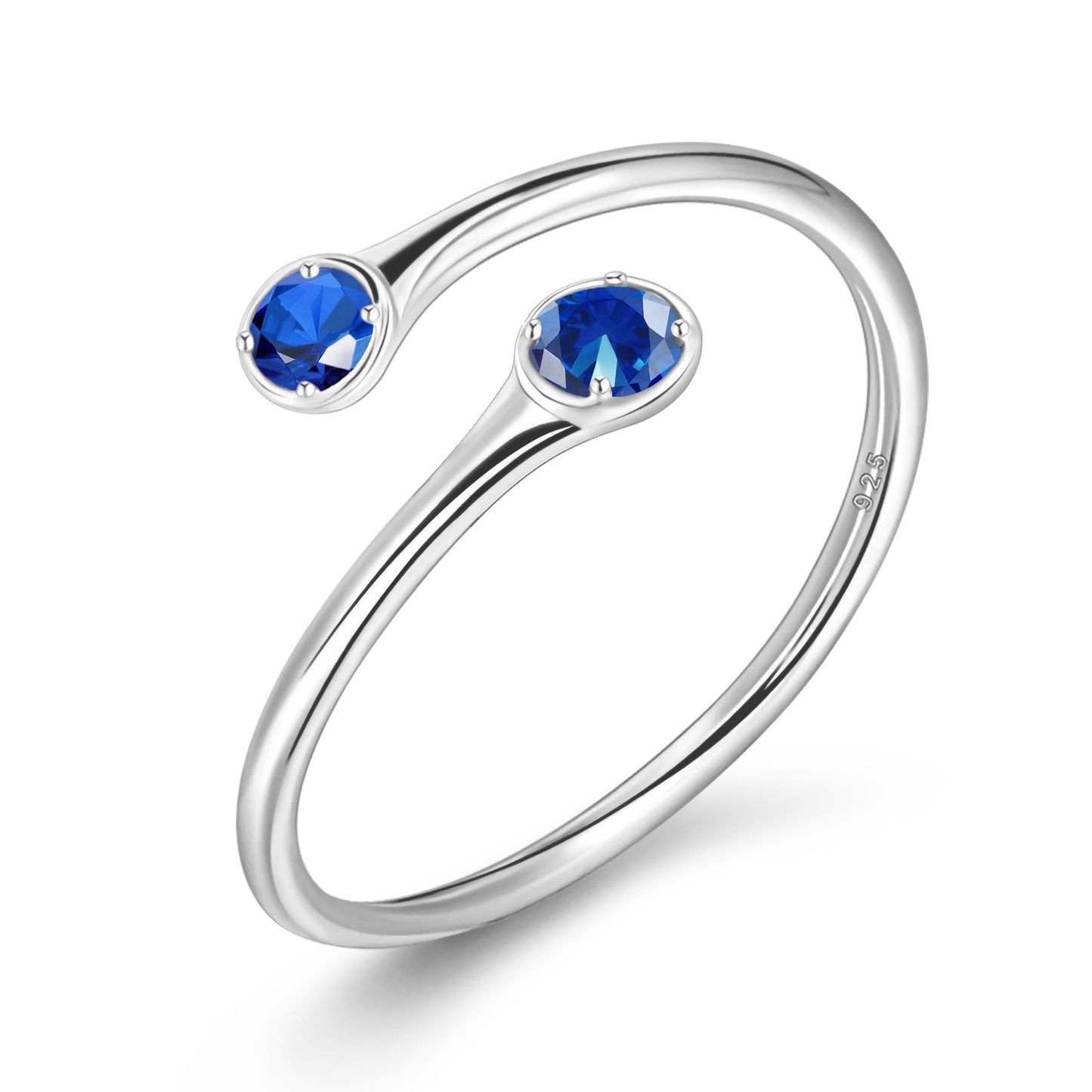 September Double Sapphire Birthstone