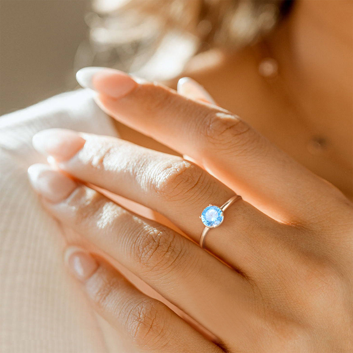 march birth stone, aquamarine birthstone, cheap rings, travel engagement ring