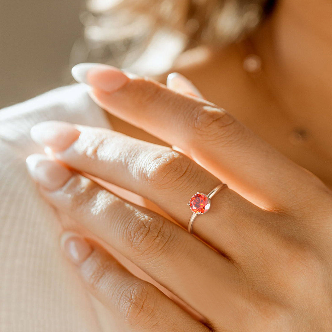 july birth stone, ruby birthstone, cz rings, cheap rings, s925 ring