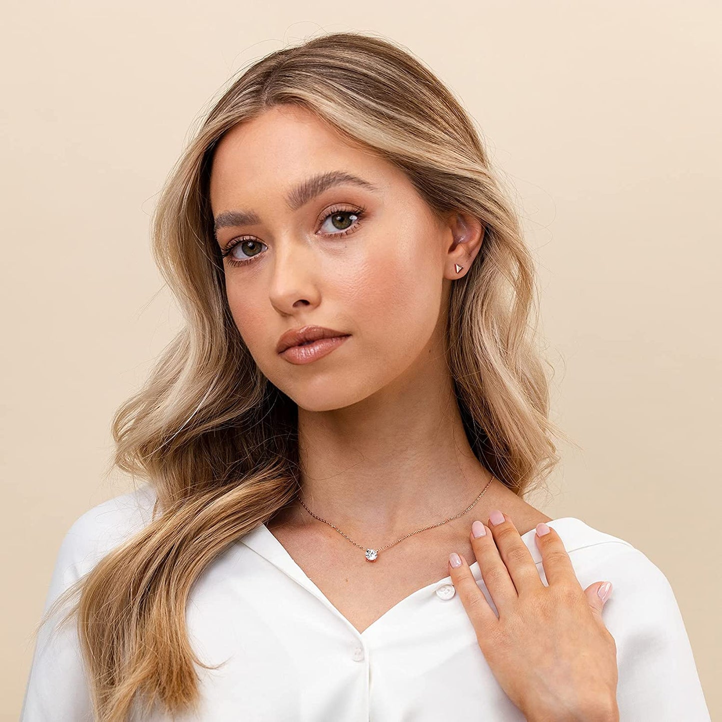 925 Silver Gem Necklace