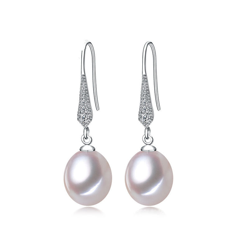 Pearl 925 Silver Drop Earring