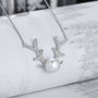 freshwater pearl necklace, fake pearl necklace, gift for mom