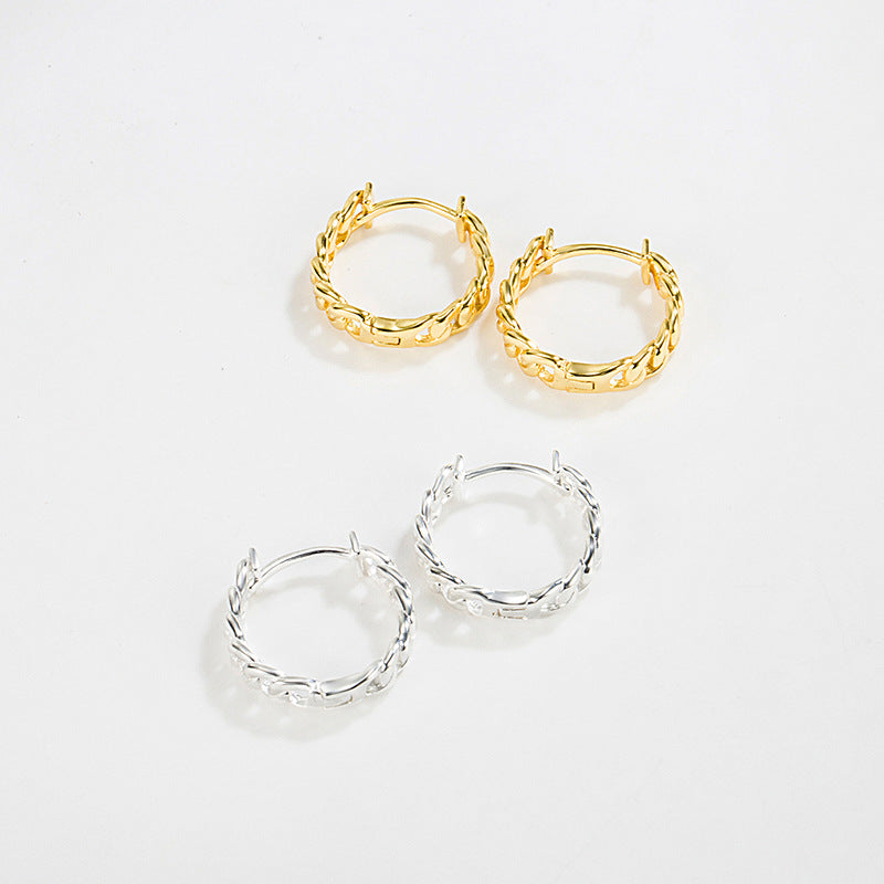 Eamti 925 Silver Chain Earrings