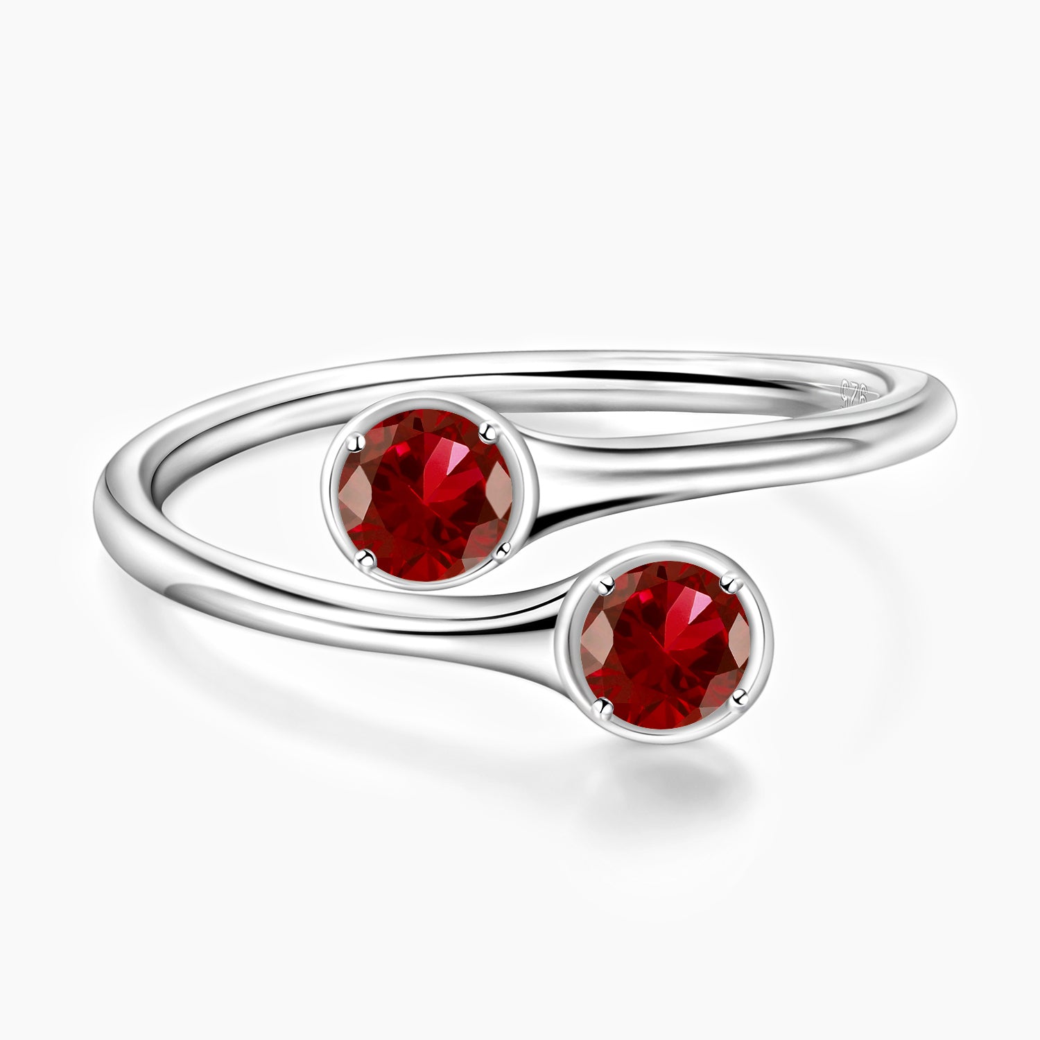 July Double Ruby Birthstone