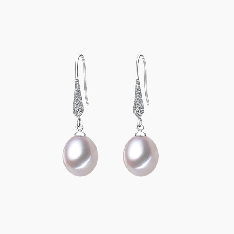 Pearl 925 Silver Drop Earring