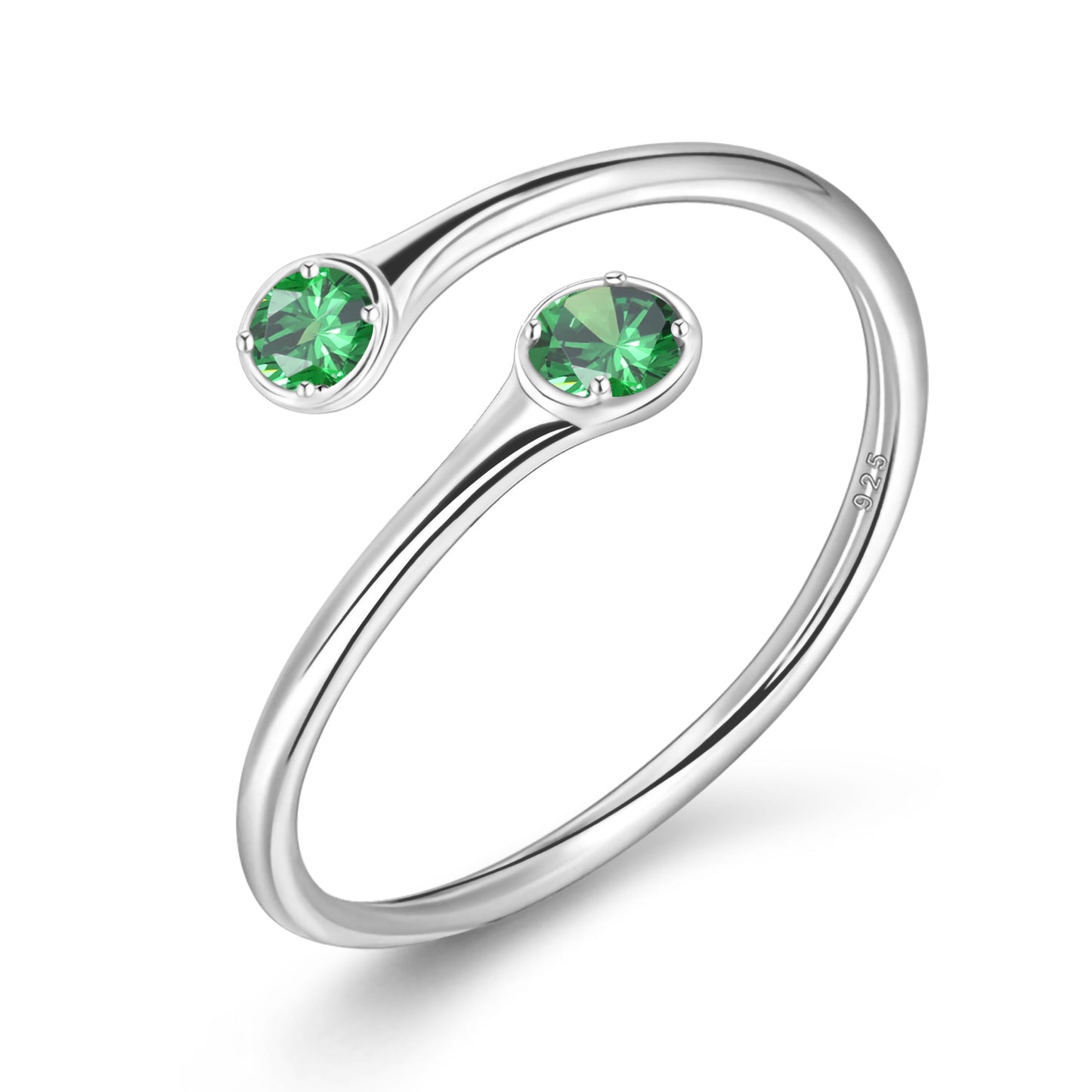 May Double Emerald Birthstone