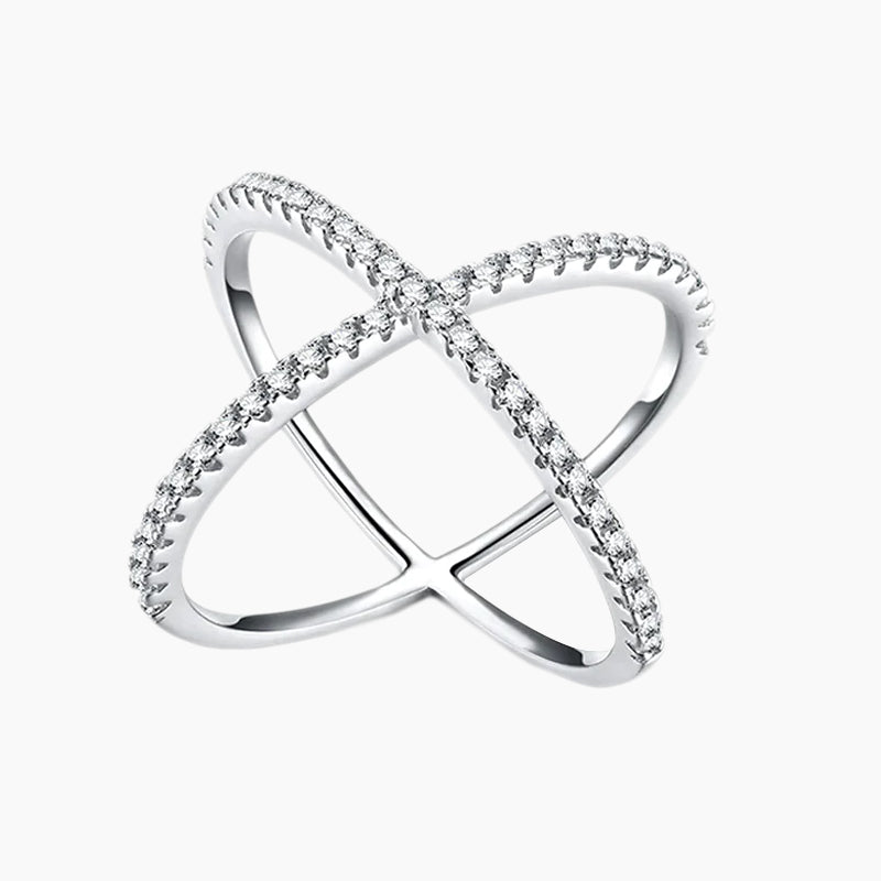 cross ring; CZ rings; sterling sliver rings; Eamti;