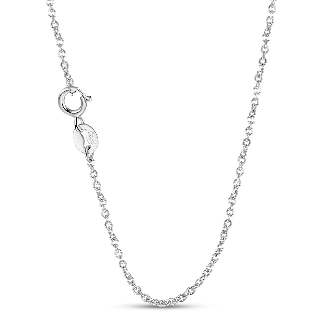 925 Sterling Silver Heart Pendant Necklace