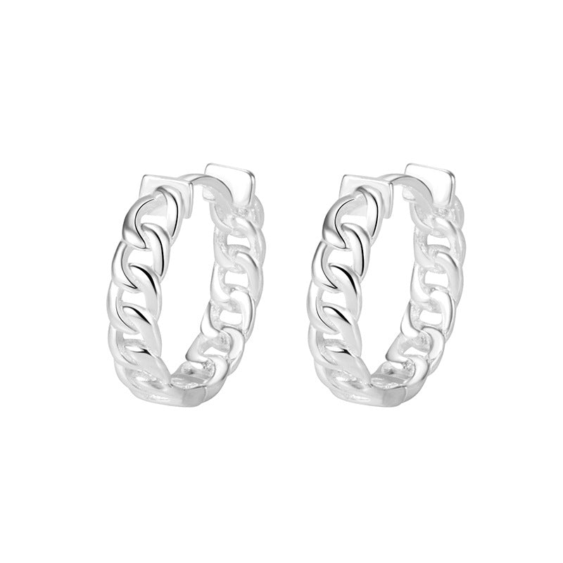 Eamti 925 Silver Chain Earrings